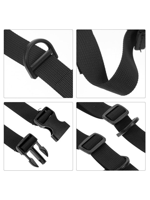 Durable Fixed Strap, Black, High Strength, Secure Backpack Straps, Adjustable