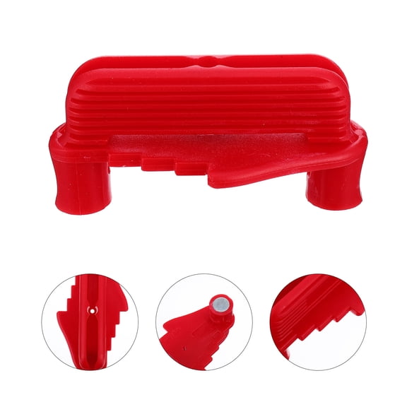 Tineasur 2Pcs Rectangular Marking Gauge Woodworking Wire Gauge Red ABS Plastic for DIY Enthusiasts