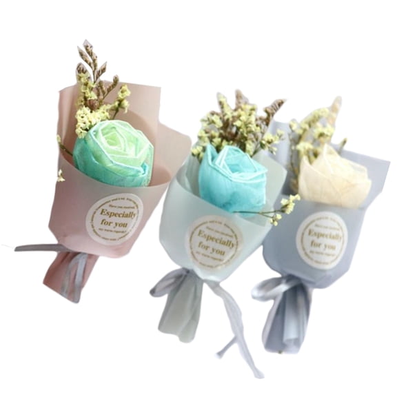 Tineasur 3Pcs Wedding Props Dry Flower Diffuser Bouquet Natural Fragrance Safe No Flame Needed