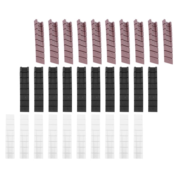 Tineasur ABS Furniture Leveling Shims Assorted Colors for Home Furniture Stabilizing, Support, and