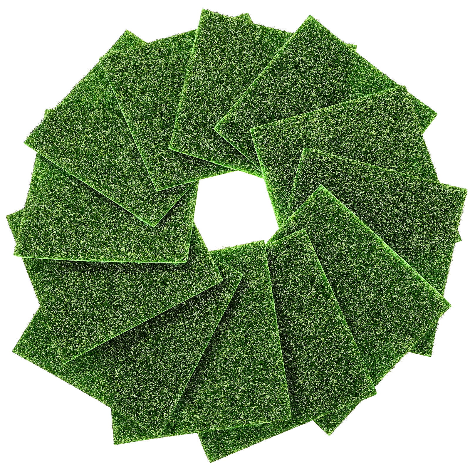 Tineasur 30Pack Artificial Moss Carpet Realistic Shape for Home Decor ...
