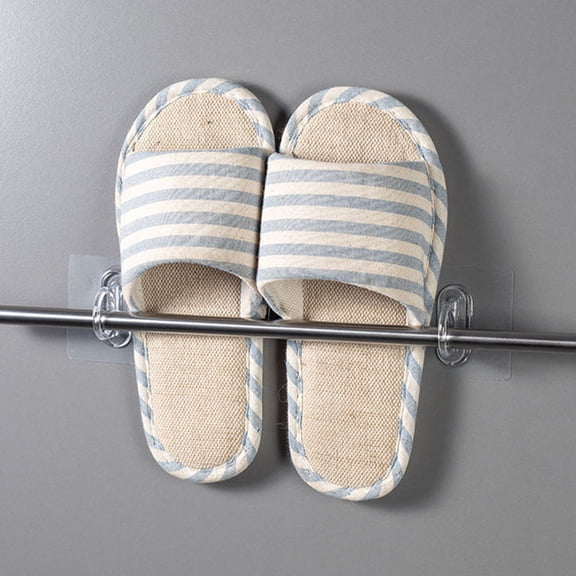 Tineasur 30Pcs Plastic Stick on Hooks Wall Mount Spray Bottle Holder for Home and Office