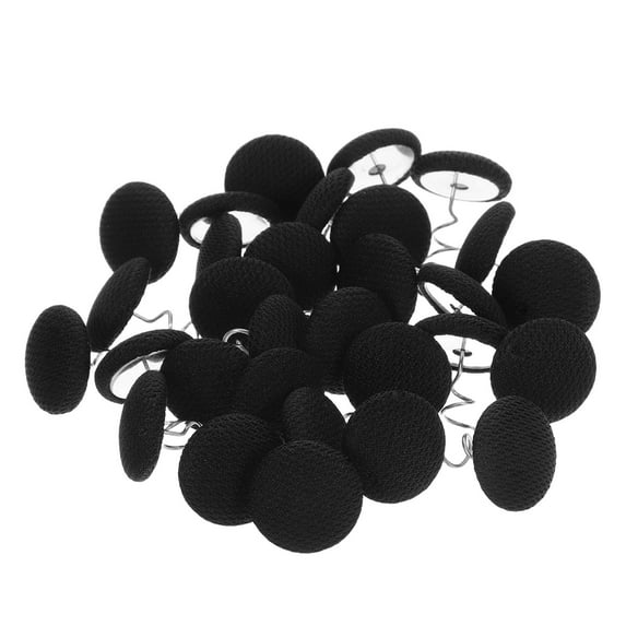 Tineasur Black Stainless Steel Upholstery Clips for Sofa Fabric Slipcover Fastening Pins and Secure
