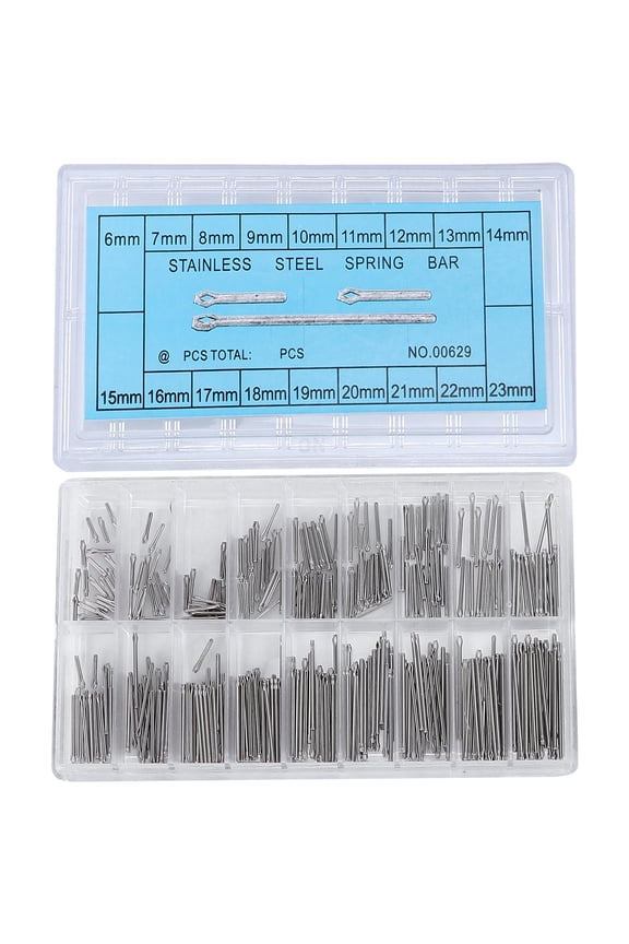 360-Piece Stainless Steel Watch Band Links and Spring Bar Pins Kit for Men and Women Watch Strap Repair and Maintenance