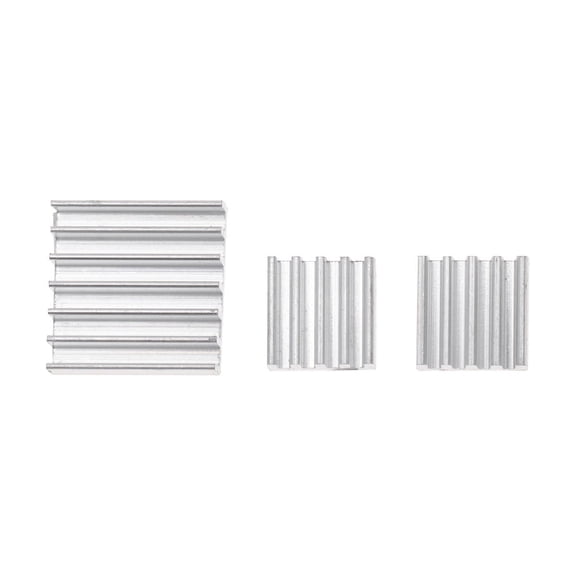 Tineasur 3Pcs Passive Cooling Heatsink with Adhesive Thermal Tape for Home Projects and Back to School Electronics