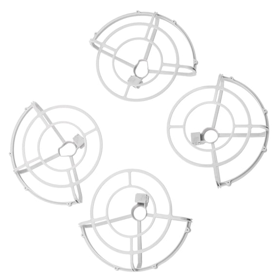 Tineasur ABS White Propeller Shielding Rings for Drone Protection and Enhanced Flight Security