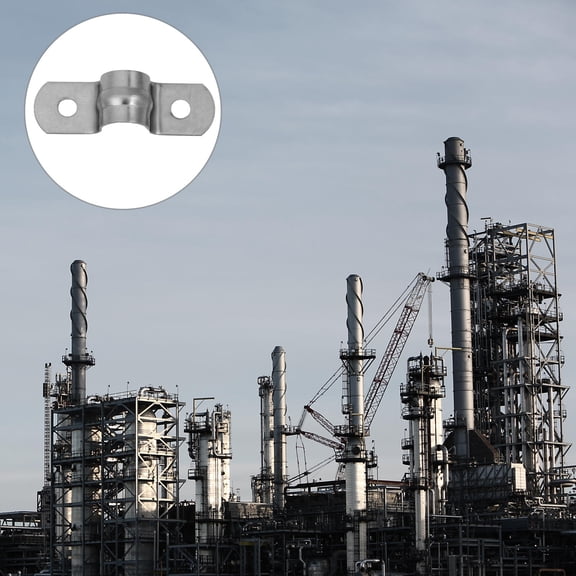 Tineasur 40Pcs Stainless Steel U-Shaped Pipe Brackets for Secure and Easy Installation, Plumbing Support Hardware