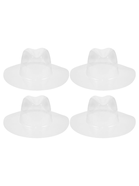 Cowboy Hat Shaper Stand, Clear Plastic, Hat Contour Preservation, 4Pcs