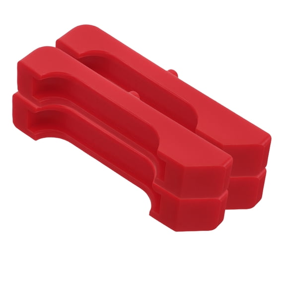 Tineasur 4Pcs Car Radiator Isolation Cushions Red Noise and Vibration Reduction Pads