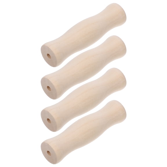 Tineasur Bbq Accessories Solid Wood Handle Comfortable Grip for Outdoor Grilling