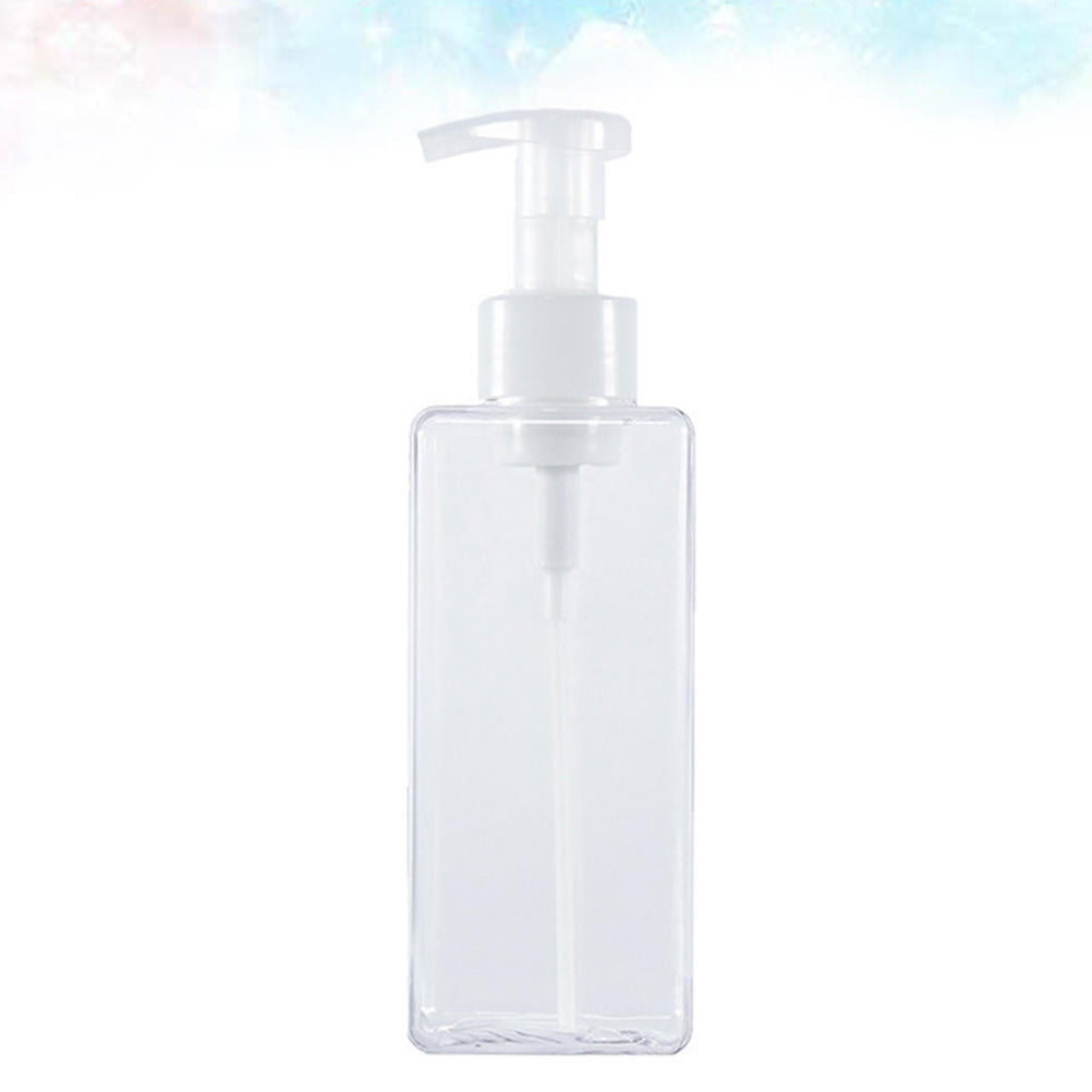 Tineasur 4-Pack Clear Travel Shampoo Bottles, Leak-Proof Refillable Toiletry Containers for Convenient Storage and Travel Use