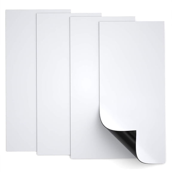 Tineasur 4Pcs Vent Blocker White Rectangular Magnet Reduces Noise Home Wall Registers