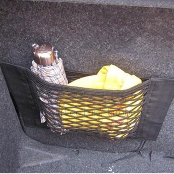 Tineasur 4Pcs Truck Cargo Net High Strength Elastic Mesh Organizer for Car Trunk Storage