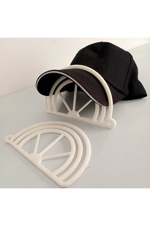 4Pcs White Cap Hat Brim Curving Tool Convenient for Personal and Commercial Use