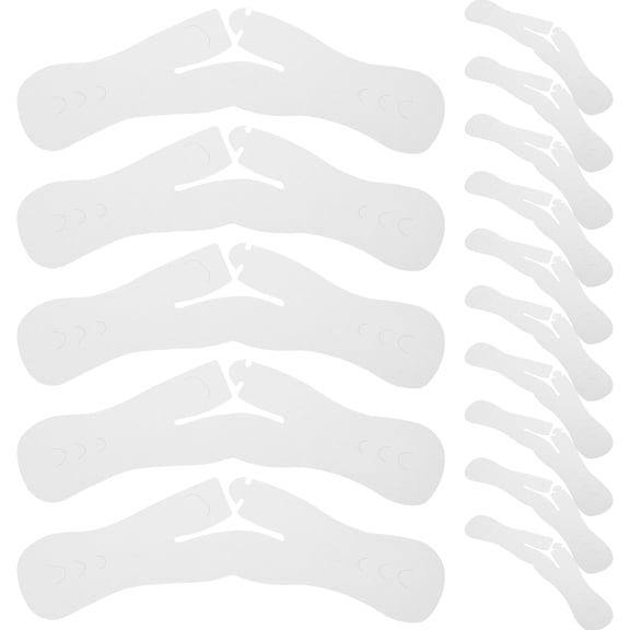 Tineasur 50-Pack Garment Protector Pads for Hangers, Paper Sheets to Prevent Clothes Deformation and Wrinkles During Laundry