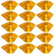Tineasur 500Pcs Handmade Golden Paper Ingots for Traditional Chinese Worship Ancestral Sacrificial Blessing Supplies