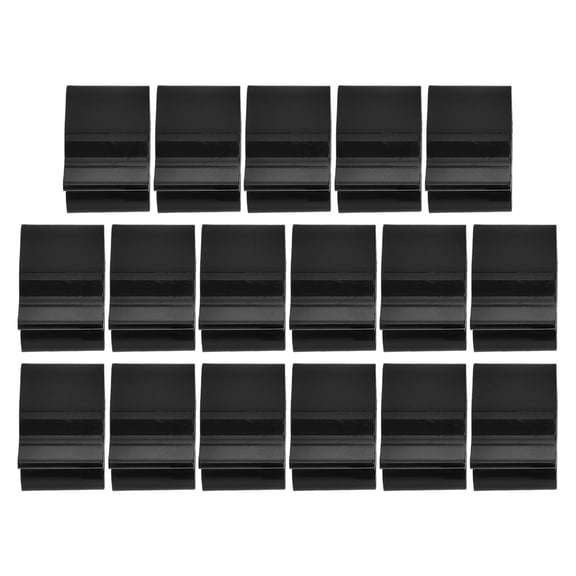 Tineasur 50Pcs Black Plastic Cable Clips for Solar Panel Cable Management Photovoltaic 1in