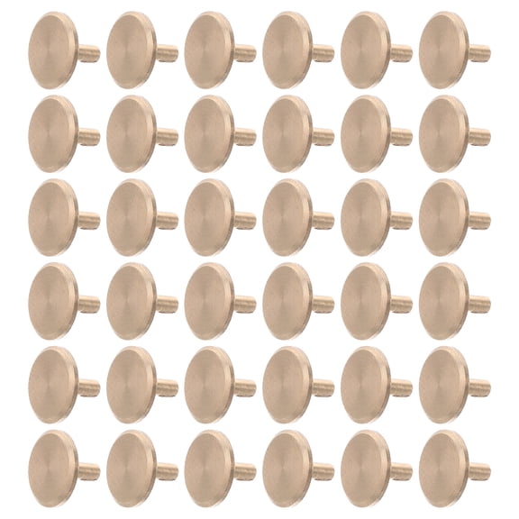Tineasur 50Pcs Golden Copper Clock Second Hand Caps, Precise Fit for DIY Clock Repair and Replacement Parts