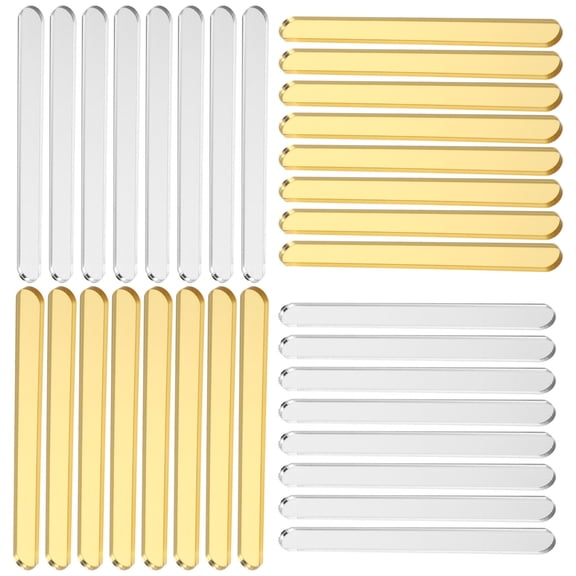 Tineasur 50Pcs Assorted Color Ice Cream Making Sticks Multipurpose Craft Sticks Practical Use