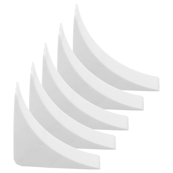 Tineasur 5Pcs White Rv Door Retainers Corner Brackets Sturdy Plastic for Travel Trailer Stability