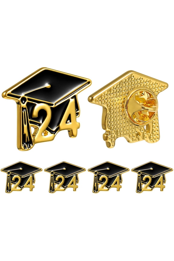 Multi-Color Metal Brooch Pin for Graduation, Fashion Jewelry Accessory, Stylish and