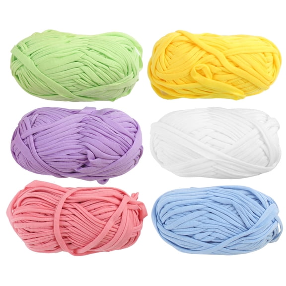Tineasur 6Pcs Knitting Yarn Premium Woolen Yarn for Weaving Warm Winter Scarfs and Hats