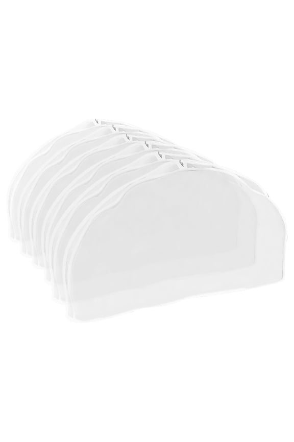 6Pcs Plastic Cover for Coats Shoulder Garment Protectors with Stain Prevention Features