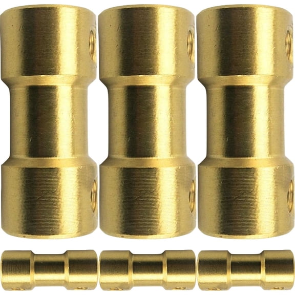 Tineasur Copper Motor Connector, Golden, Oil Resistant, Long Life, 6Pcs