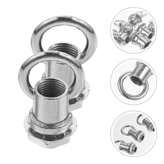 Tineasur 6Pcs Garden Lantern Hooks Zinc Alloy with Simple Color Design for Hanging