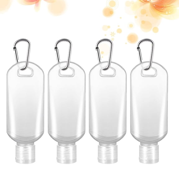Tineasur 6-Pack Small Travel Bottles for Shampoo, Body Wash, and Toiletries Assorted Colors, Leak-Proof Portable Size