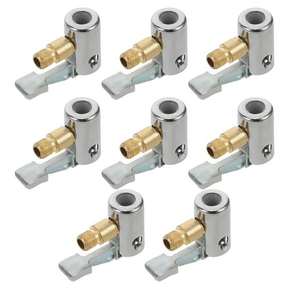 Tineasur Car Tire Inflation Chuck Copper Alloy Quick Connect for Cars 8Pcs