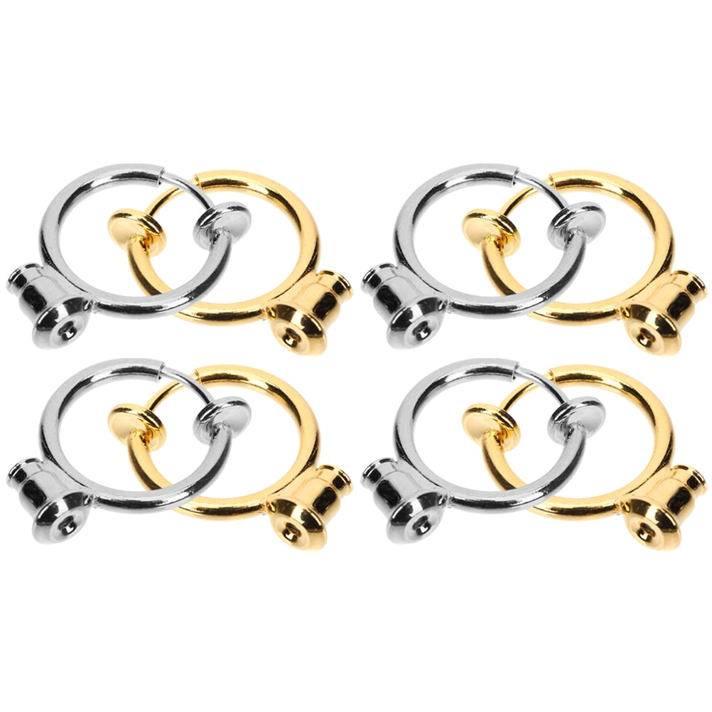 Tineasur 8Pcs Jewelry Making Hoop Components with Pendant Frame for DIY ...