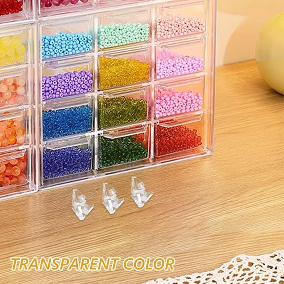 Tineasur 10pcs Transparent Acrylic Corner Braces for Box Reinforcement and Display Support in Exhibitions and Crafts