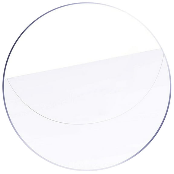 Tineasur Circular Ruler Transparent Acrylic Sheet for Artists 1Pack