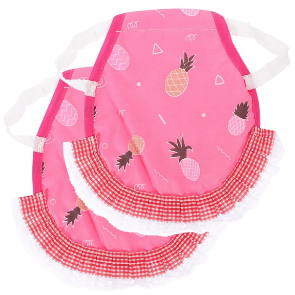 Tineasur Adjustable Chicken Harness for Safe Indoor Outdoor Use Durable Polyester Poultry Vest Size 2pcs