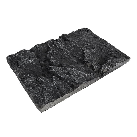 Tineasur Terrarium Background Black 3D Reptile Habitat Decorative Board with Natural Texture
