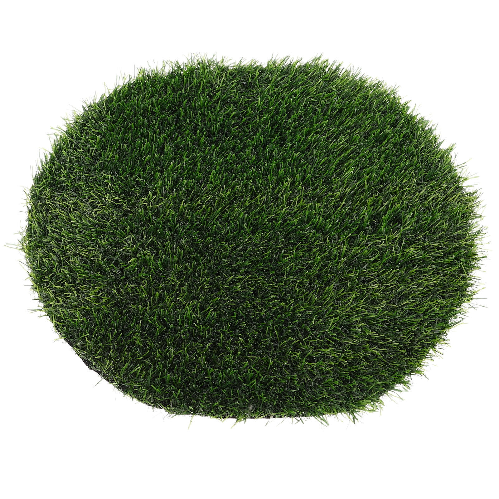 Tineasur Artificial Grass Green Mat Plastic Round Table Centerpiece ...