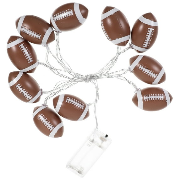 Tineasur Battery Operated Rugby Shaped String Light PP Material for Party Decoration