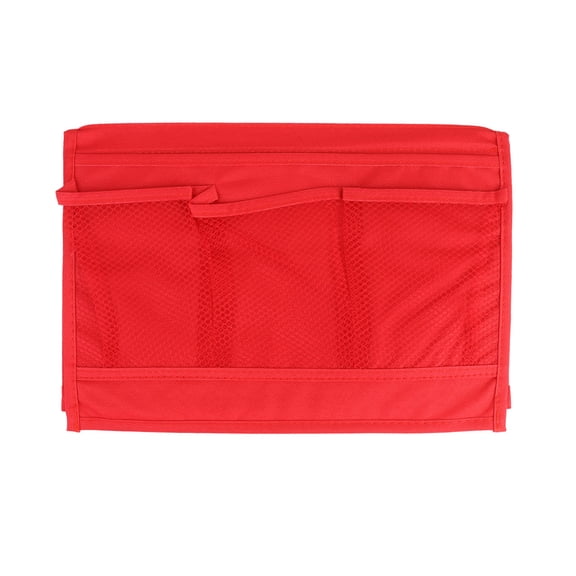 Tineasur Red Hanging Sofa Side Storage Bag Organizer for Phone, Books, Remote Controls and More