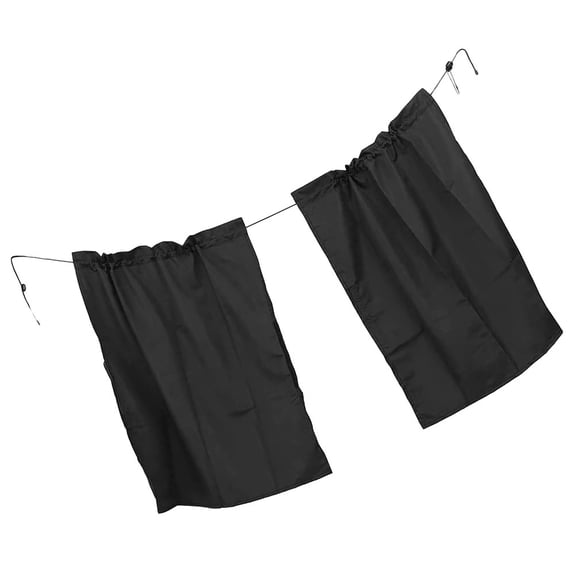 Tineasur Car Interior Partition Curtain Car Privacy Curtain Black 1Set for Space Division and Travel