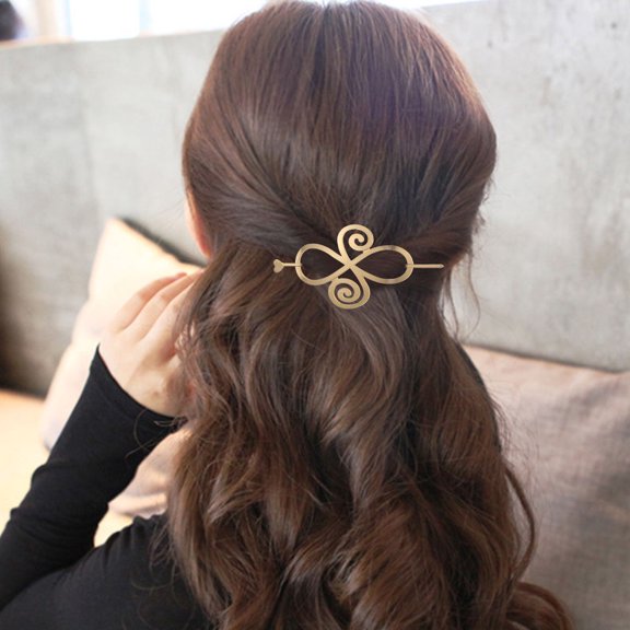 Tineasur 6-Pack Assorted Color Bowknot Hairpins Lightweight Alloy Hair Clips for Women Girls Hair Decoration