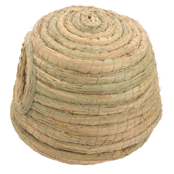 Tineasur Grass Bunny Nest Light Green Woven Hideout House for Guinea Pigs and Hamsters