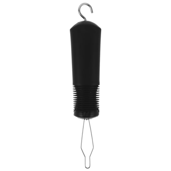 Tineasur Button Hook Dressing Aid for Seniors, Black Button Fastener Assist Tool for Hands and Dexterity