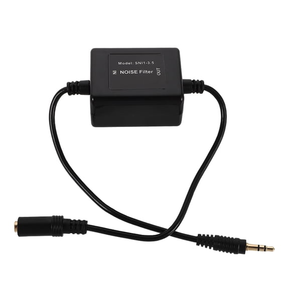 Tineasur Inline Audio Noise Isolator for Car Amplifier Speaker Noise Filter Easy Installation