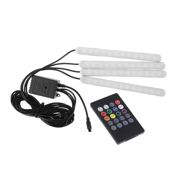 Tineasur Ambient Lighting Car LED p Black USB Powered Lights with Remote