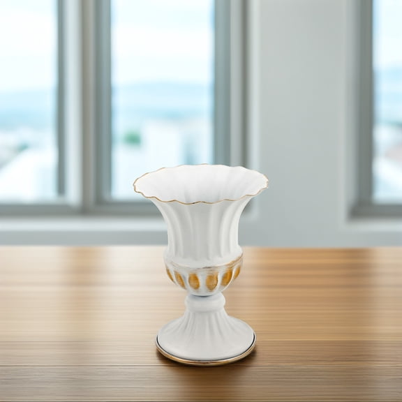 Tineasur Mausoleum Flower Vase Holder Graveyard Vase Iron 1Pack