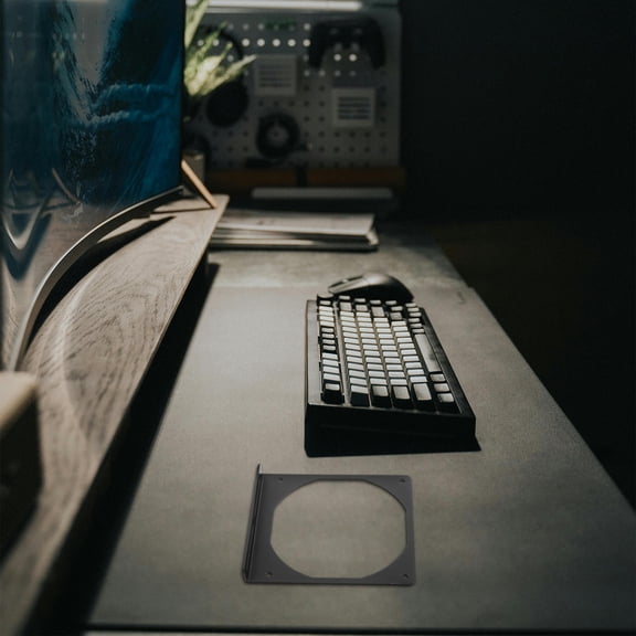 Tineasur Black Metal PC Case Fan Bracket Cooling, Compatible with Water Cooling Radiators, and Easy to Install