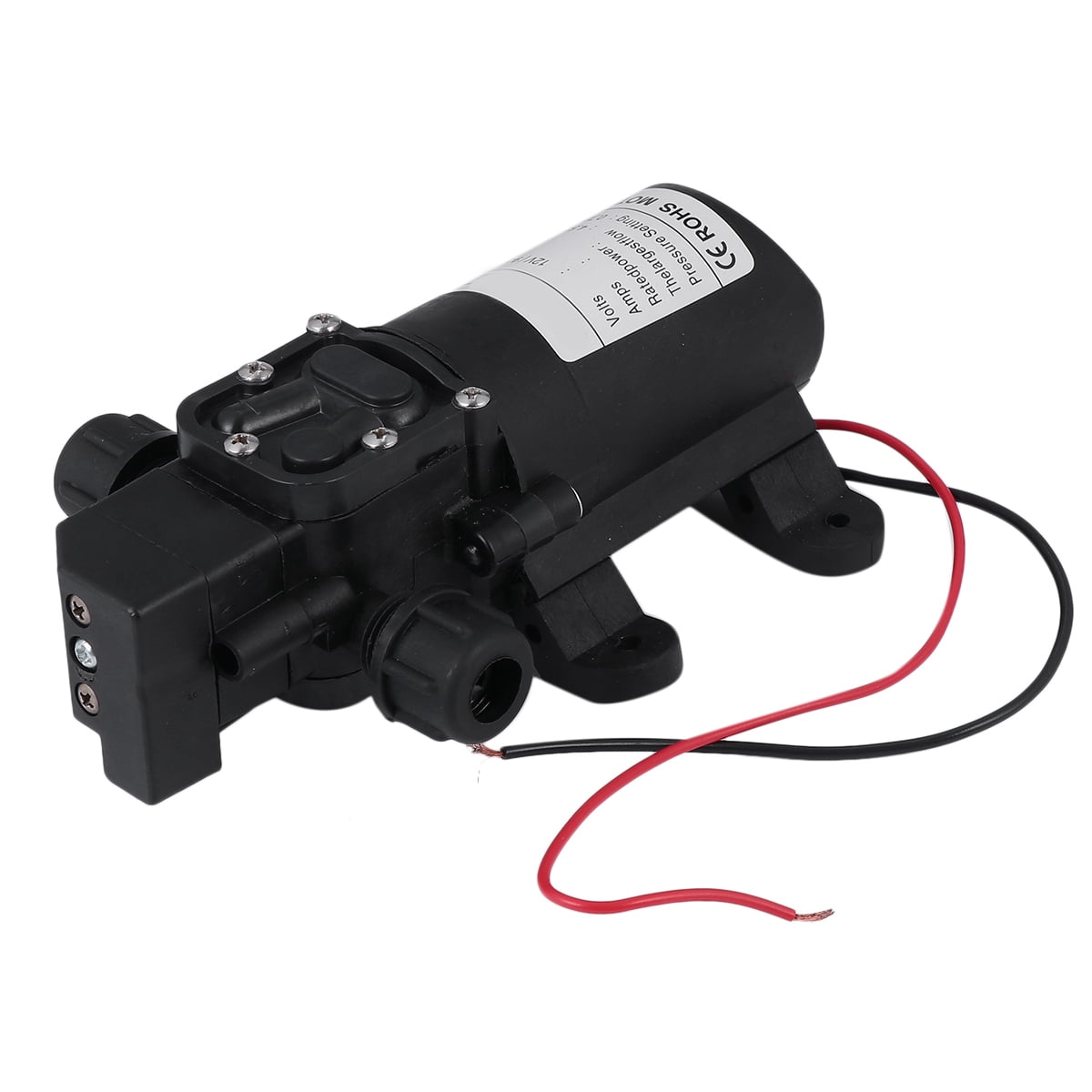 Tineasur Dc Membrane Water Pump Self Priming for Aquariums Fish Tank Sprayer Pump Black