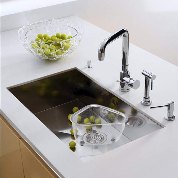 Tineasur Stainless Steel Triangle Sink Mesh Holder Silver Kitchen Use