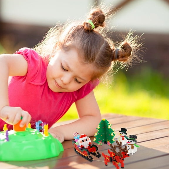 Tineasur Assorted Crafting Beads for Developmental Art Activities, 1 Box of Creative Supplies